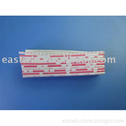 folding red and white flat cable